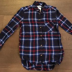 American Eagle Outfitters Flannel Boyfriend Fit